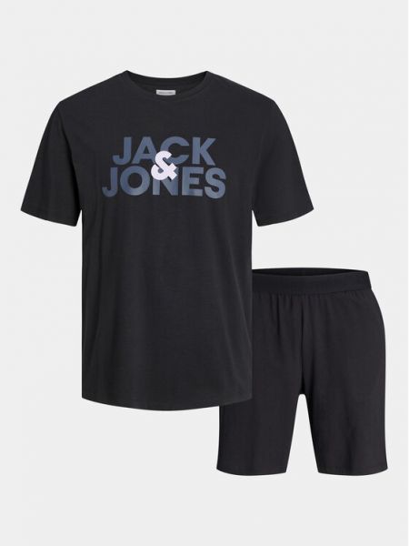 Pidžama Jack&jones crna