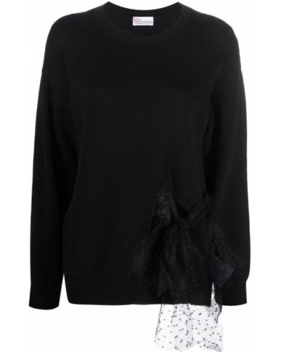 Pull en tricot en tulle Red Valentino