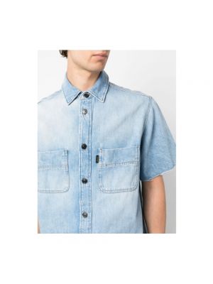 Koszula jeansowa Haikure niebieska
