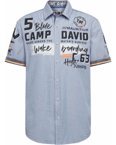 Camicia Camp David, blu
