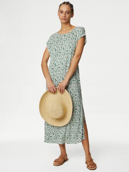 Midi šaty Marks & Spencer zelená
