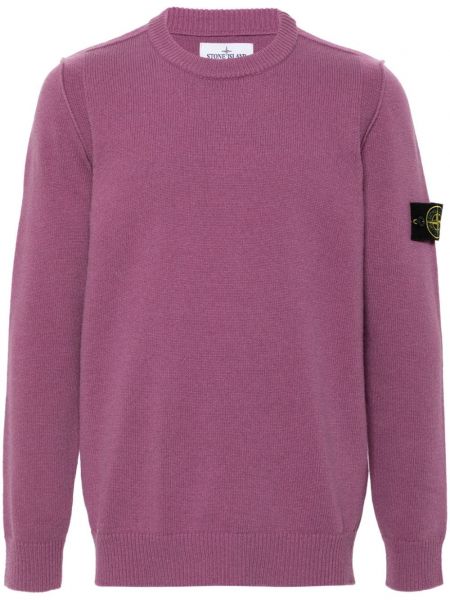 Pitkä villapaita Stone Island violetti