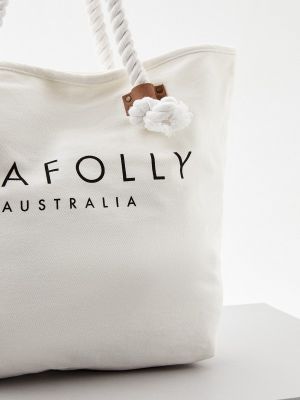 Пляжная сумка Seafolly Australia белая