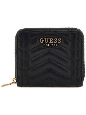 Peňaženka na zips Guess čierna