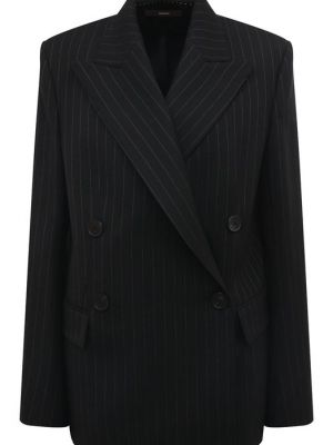 Черный шерстяной пиджак Windsor