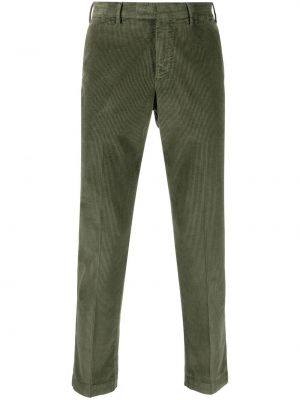Spodnie sztruksowe Pt Torino zielone
