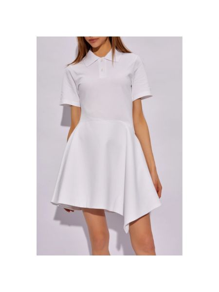 Mini vestido de punto asimétrico Jw Anderson blanco