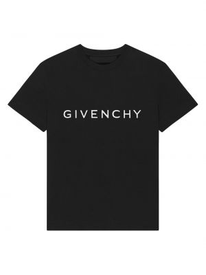 Футболка свободного кроя Givenchy черная