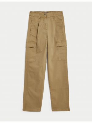 Kalhoty Marks & Spencer hnědé