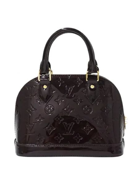 Bolso cruzado de cuero retro Louis Vuitton Vintage marrón