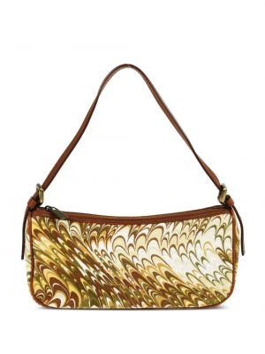 Чанта за ръка с принт с абстрактен десен Céline Pre-owned златисто