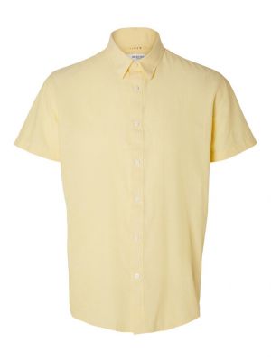 Marškiniai Selected Homme geltona