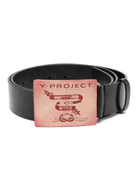 Kožený pásek Y/project černý
