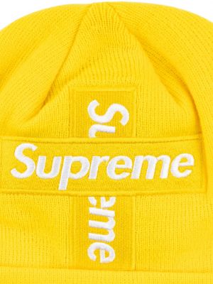 Mütze Supreme gelb