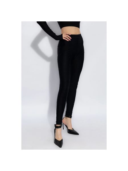 Leggings Versace Jeans Couture negro