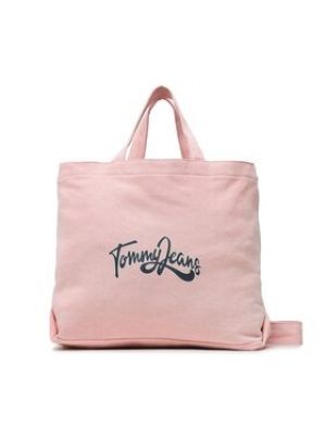 Nákupná taška Tommy Jeans ružová
