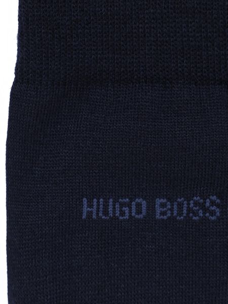 Шерстяные носки Boss синие