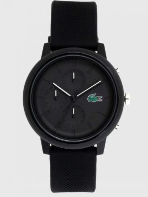 Чорний годинник Lacoste