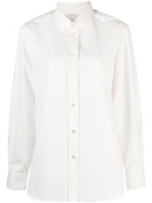 Памучна риза Studio Nicholson бяло