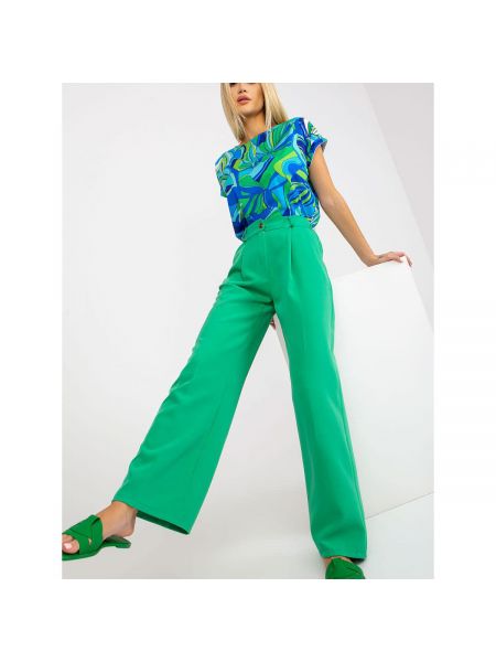 Kalhoty Italy Moda zelené