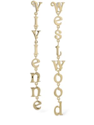Boucles d'oreilles à boucle Vivienne Westwood doré