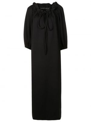 Viskózové šaty Gloria Coelho - černá
