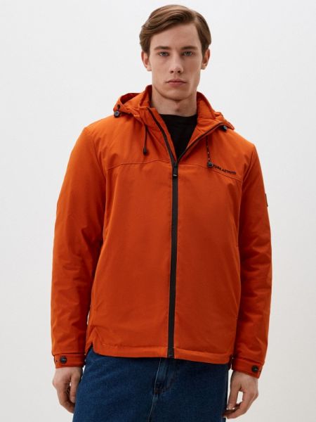Утепленная демисезонная куртка Moyls оранжевая