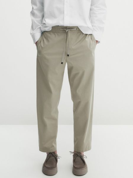 Спортивные штаны Massimo Dutti зеленые