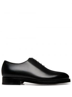 Pantofi oxford cu șireturi din piele din dantelă Bally negru