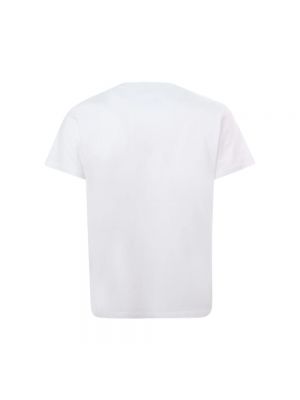 Koszulka z okrągłym dekoltem Dondup biała