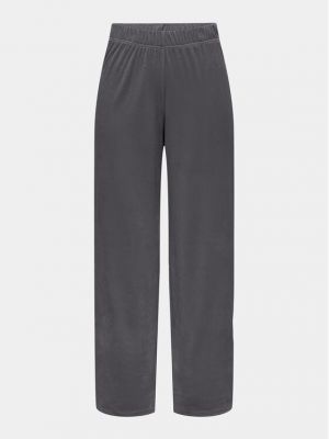 Pantaloni tuta in maglia Only grigio