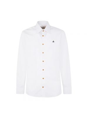 Koszula biznesowa z nadrukiem Vivienne Westwood - biały