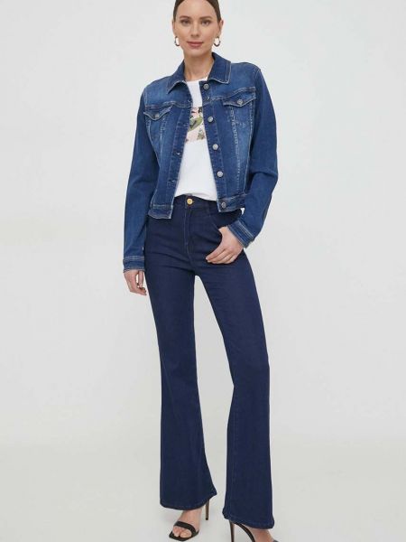 Kurtka jeansowa Liu Jo niebieska