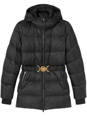 Pernata jakna s printom Versace crna
