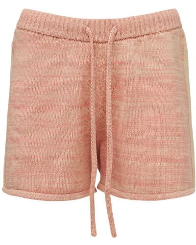 Pantaloni scurți din bumbac The Upside roz