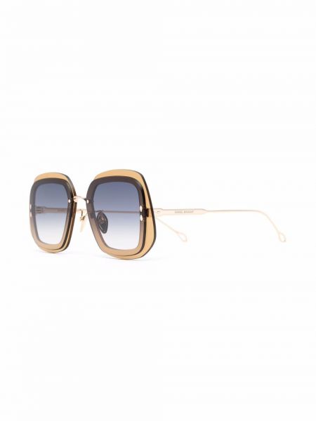 Oversize saulesbrilles Isabel Marant Eyewear dzeltens