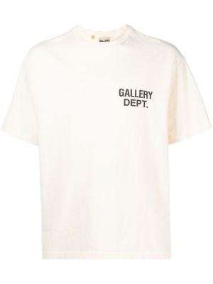 T-shirt à imprimé Gallery Dept. blanc
