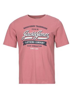 Majica kratki rukavi Jack & Jones ružičasta
