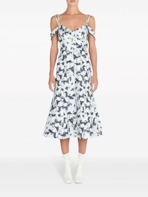 Sukienka z nadrukiem w abstrakcyjne wzory Silvia Tcherassi