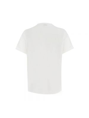 Haftowana koszulka Brunello Cucinelli biała