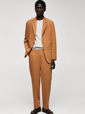 Пиджак Mango Man оранжевый