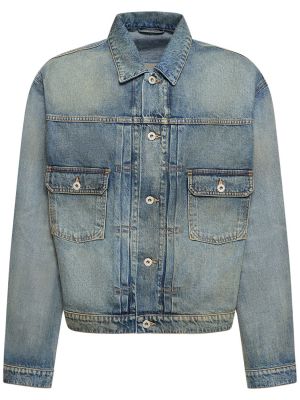 Bavlnená džínsová bunda Kenzo Paris modrá