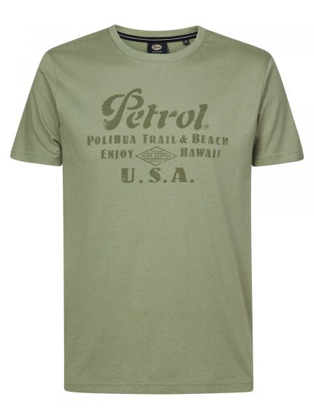 Marškinėliai Petrol Industries žalia