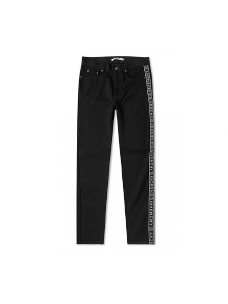 Czarne proste jeansy Givenchy