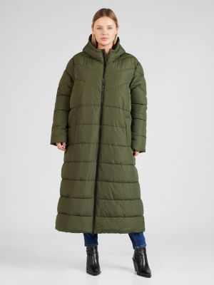 Zimný kabát Noisy May Curve zelená