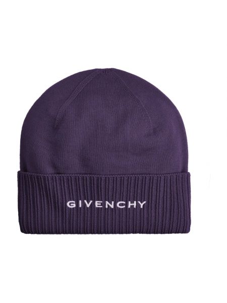 Fioletowa czapka Givenchy
