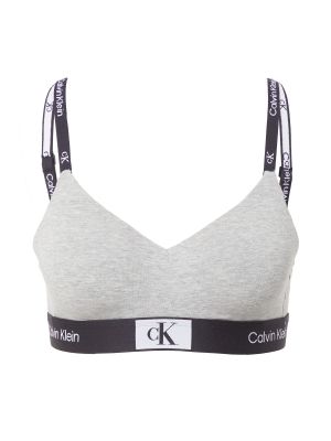 Calvin Klein Underwear Podprsenka  sivá / čierna / biela
