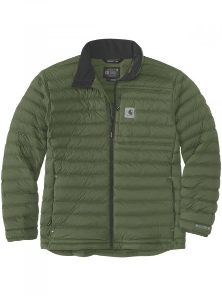 Утепленная флисовая куртка Carhartt зеленая