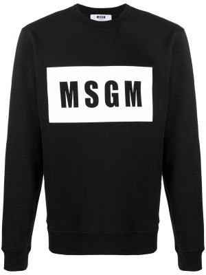 Raštuotas džemperis Msgm juoda
