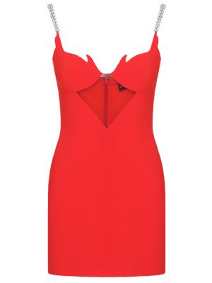 Коктейльное платье David Koma красное